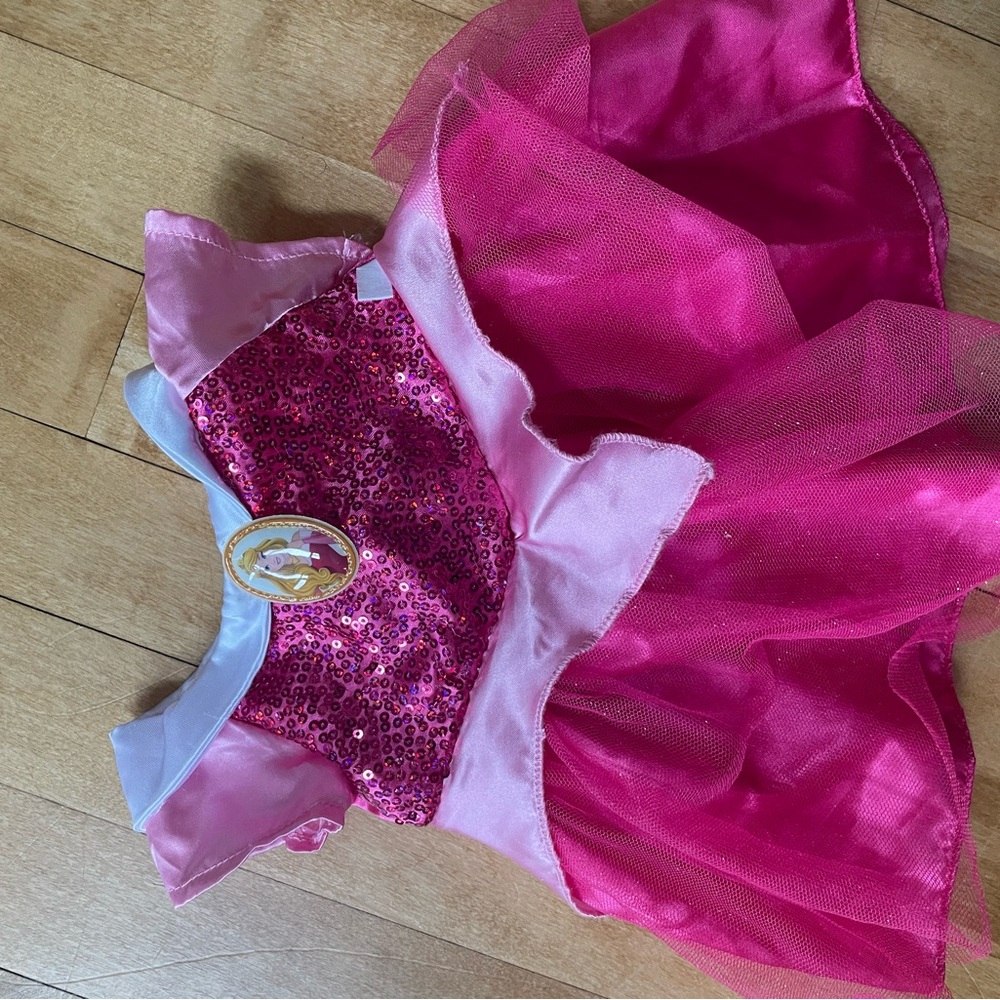 [Build-A-Bear] Disney Princess Aurora Pink Sequin Princess Costume